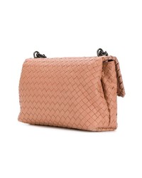 rosa Leder Umhängetasche von Bottega Veneta