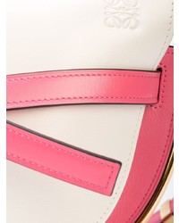 rosa Leder Umhängetasche von Loewe