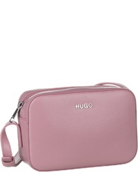 rosa Leder Umhängetasche von Hugo