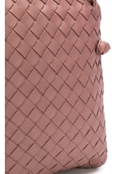 rosa Leder Umhängetasche von Bottega Veneta