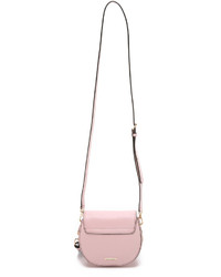 rosa Leder Umhängetasche von Rebecca Minkoff