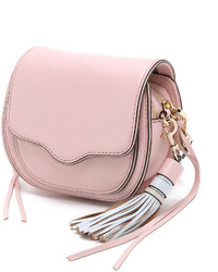 rosa Leder Umhängetasche von Rebecca Minkoff