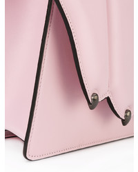 rosa Leder Umhängetasche von Marco De Vincenzo