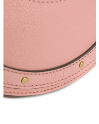rosa Lederhandtasche von Chloé
