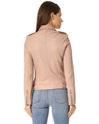 rosa Lederjacke von IRO