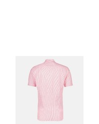 rosa Leinen Kurzarmhemd von LERROS