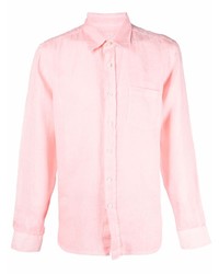 rosa Leinen Langarmhemd von 120% Lino
