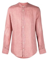 rosa Leinen Langarmhemd von Eleventy