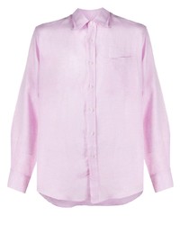 rosa Leinen Langarmhemd von Missoni