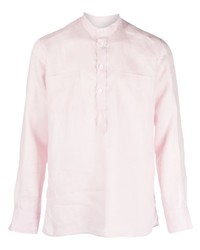 rosa Leinen Langarmhemd von PT TORINO