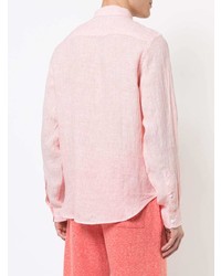 rosa Leinen Langarmhemd von Onia