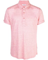 rosa Leinen Polohemd von Orlebar Brown