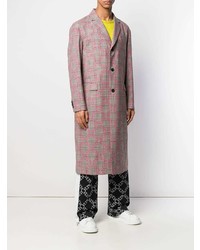 rosa Mantel mit Hahnentritt-Muster von Valentino
