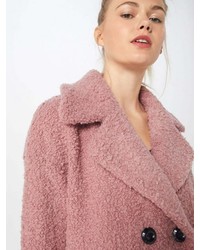 rosa Mantel mit Reliefmuster von Only
