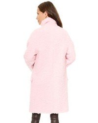rosa Mantel mit Reliefmuster von Just Cavalli