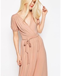 rosa Maxikleid von Asos