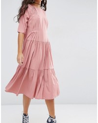 rosa Maxikleid von Asos