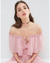 rosa Maxikleid von Asos