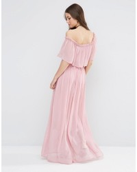 rosa Maxikleid von Asos