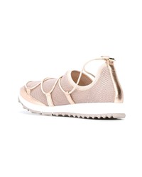 rosa niedrige Sneakers von Jimmy Choo