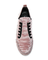 rosa niedrige Sneakers von Ann Demeulemeester