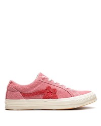 rosa niedrige Sneakers von Converse
