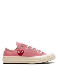 rosa niedrige Sneakers von Converse
