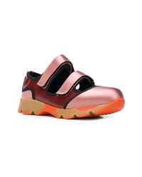 rosa niedrige Sneakers von Marni