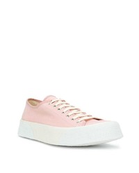 rosa niedrige Sneakers von Ami Paris