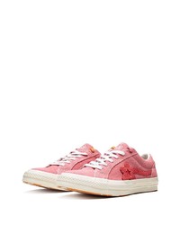 rosa niedrige Sneakers von Converse