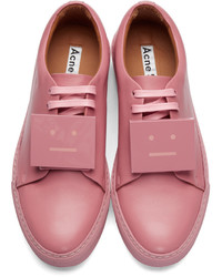 rosa niedrige Sneakers von Acne Studios