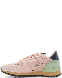 rosa niedrige Sneakers von Valentino