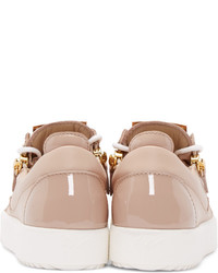 rosa niedrige Sneakers von Giuseppe Zanotti