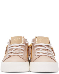 rosa niedrige Sneakers von Giuseppe Zanotti