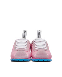rosa niedrige Sneakers von MM6 MAISON MARGIELA