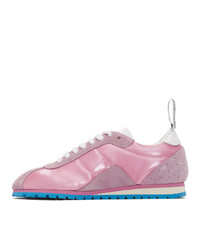 rosa niedrige Sneakers von MM6 MAISON MARGIELA