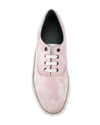 rosa niedrige Sneakers von Lanvin