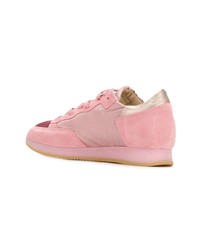 rosa niedrige Sneakers von Philippe Model