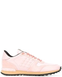 rosa niedrige Sneakers von Valentino Garavani