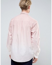 rosa Langarmhemd mit Farbverlauf von Weekday