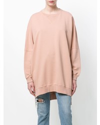 rosa Oversize Pullover von Opportuno