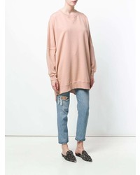 rosa Oversize Pullover von Opportuno