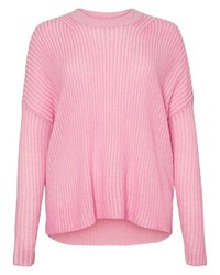 rosa Oversize Pullover von Junarose