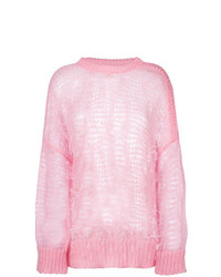 rosa Oversize Pullover von N°21