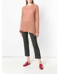 rosa Oversize Pullover von Roberto Collina