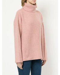 rosa Oversize Pullover von Le Kasha