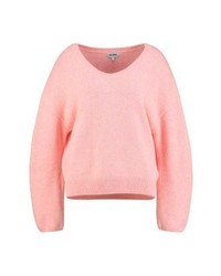 rosa Oversize Pullover von Weekday