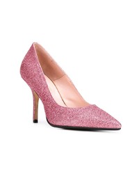 rosa Pailletten Pumps von Anna F.