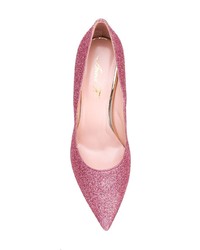 rosa Pailletten Pumps von Anna F.