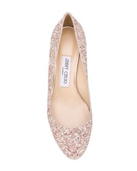 rosa Pailletten Pumps von Jimmy Choo